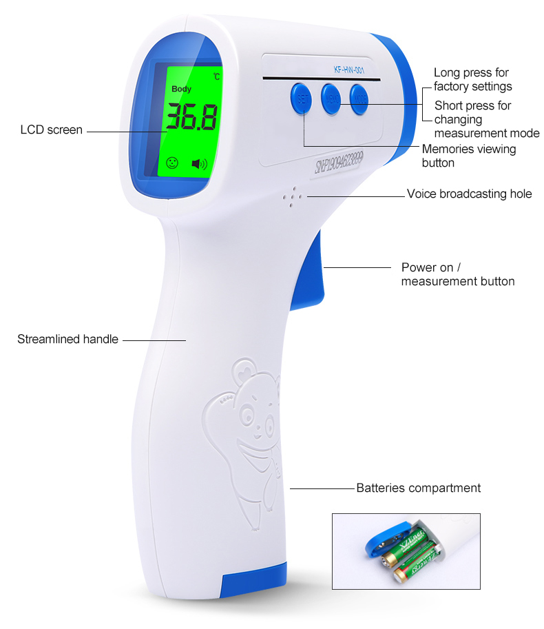 Cofoe Medical Technology Co., Ltd Termómetro infrarrojo digital (10)