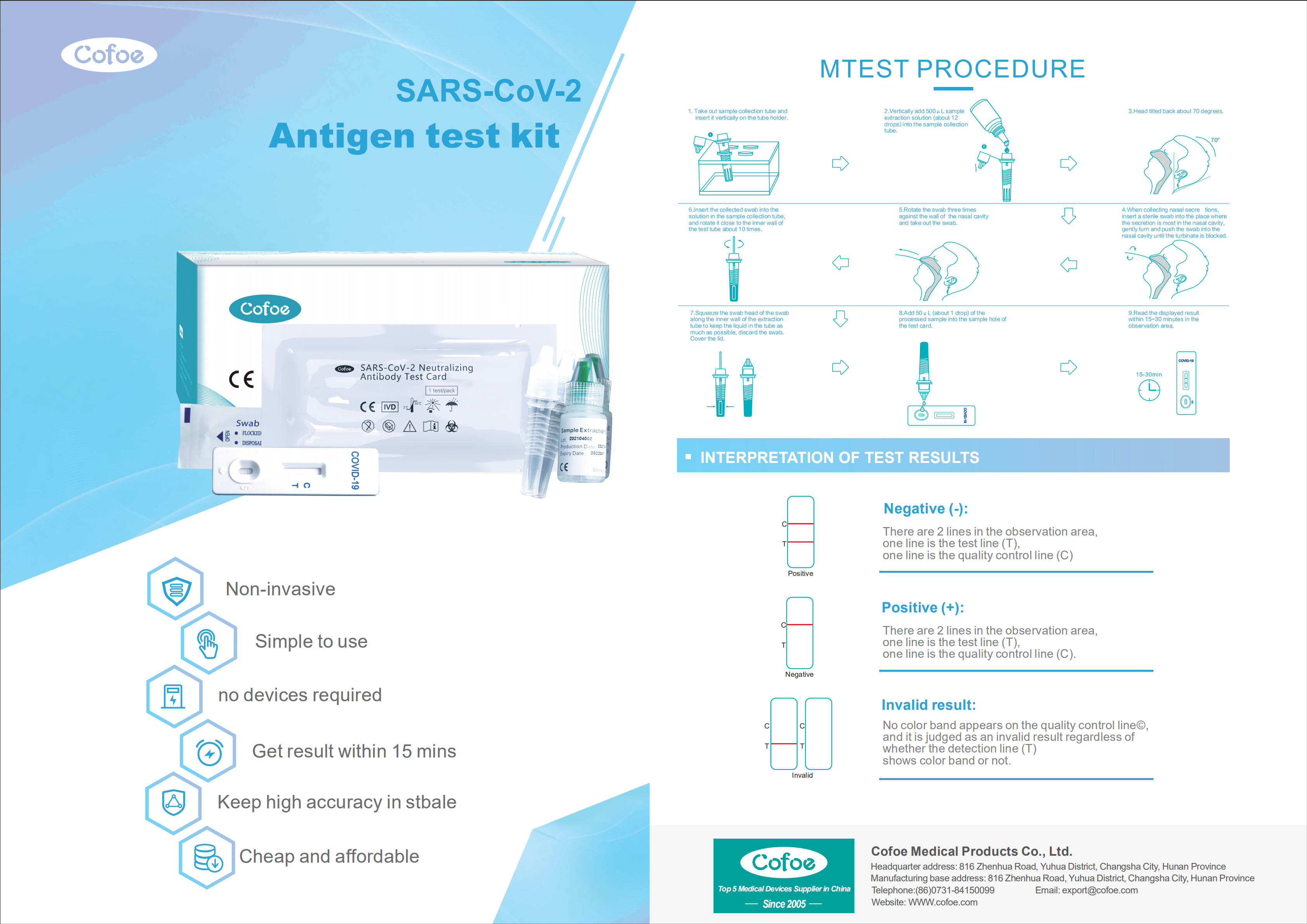 Kit de prueba de antígeno