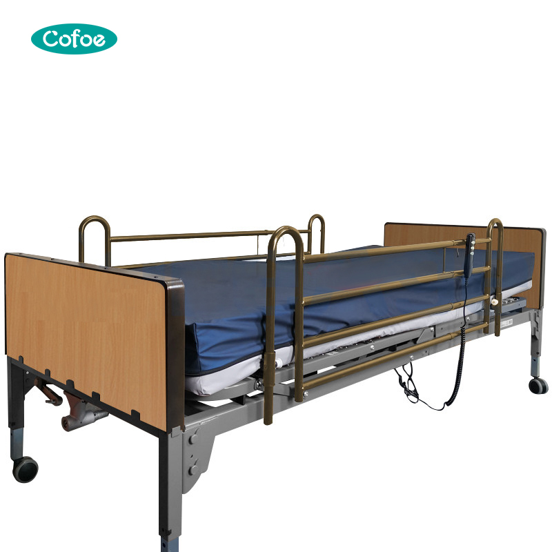 R06 camas de hospital de terapia plegable eléctrica completa