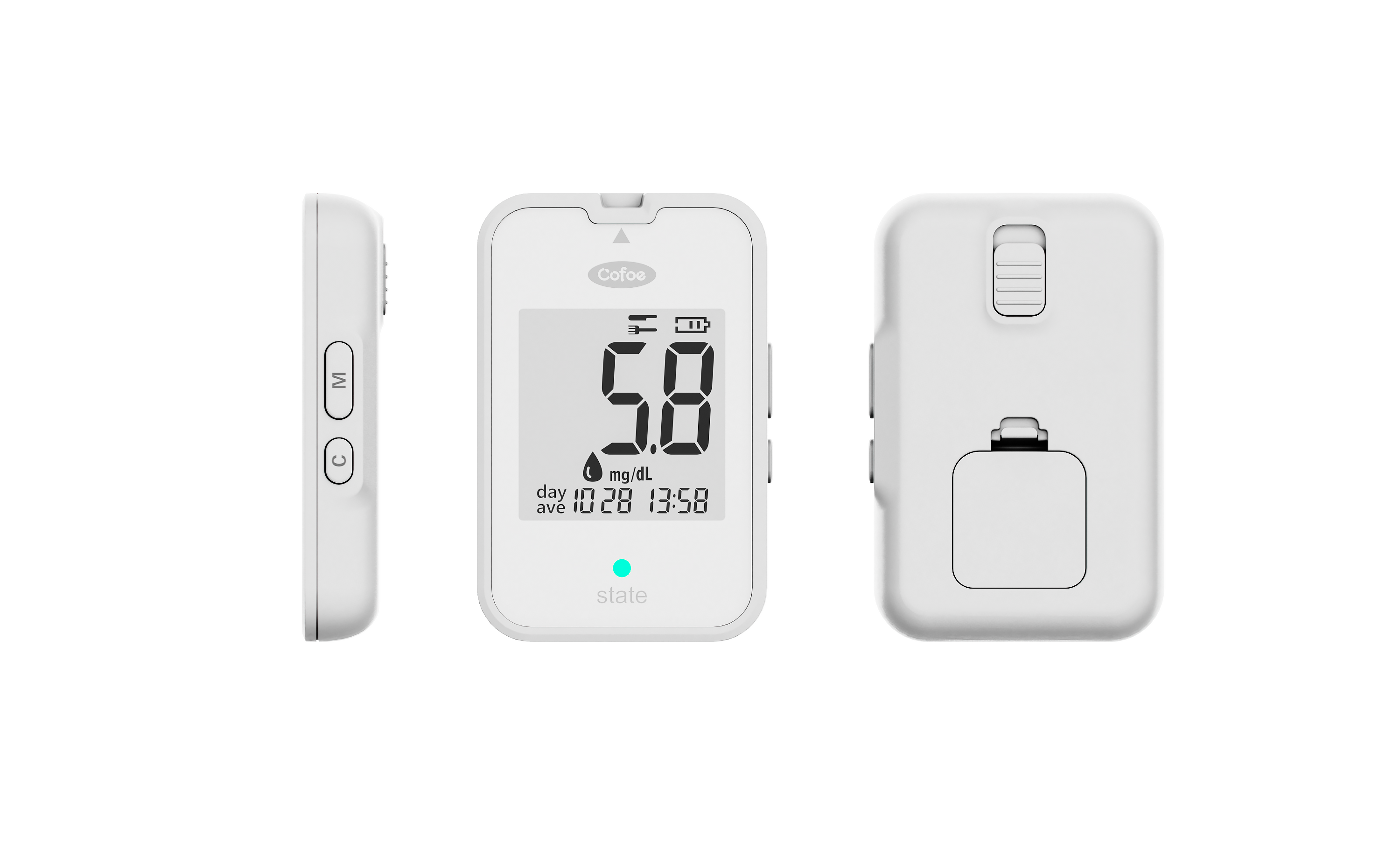 KF-A12 Dispositivo de glucómetro de monitoreo de medidor de glucosa en sangre de alta precisión de alta precisión