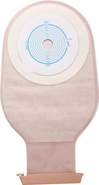 Bolsa de colostomía tipo clip 1180 One Piece Ileostomy Care Bag Bag
