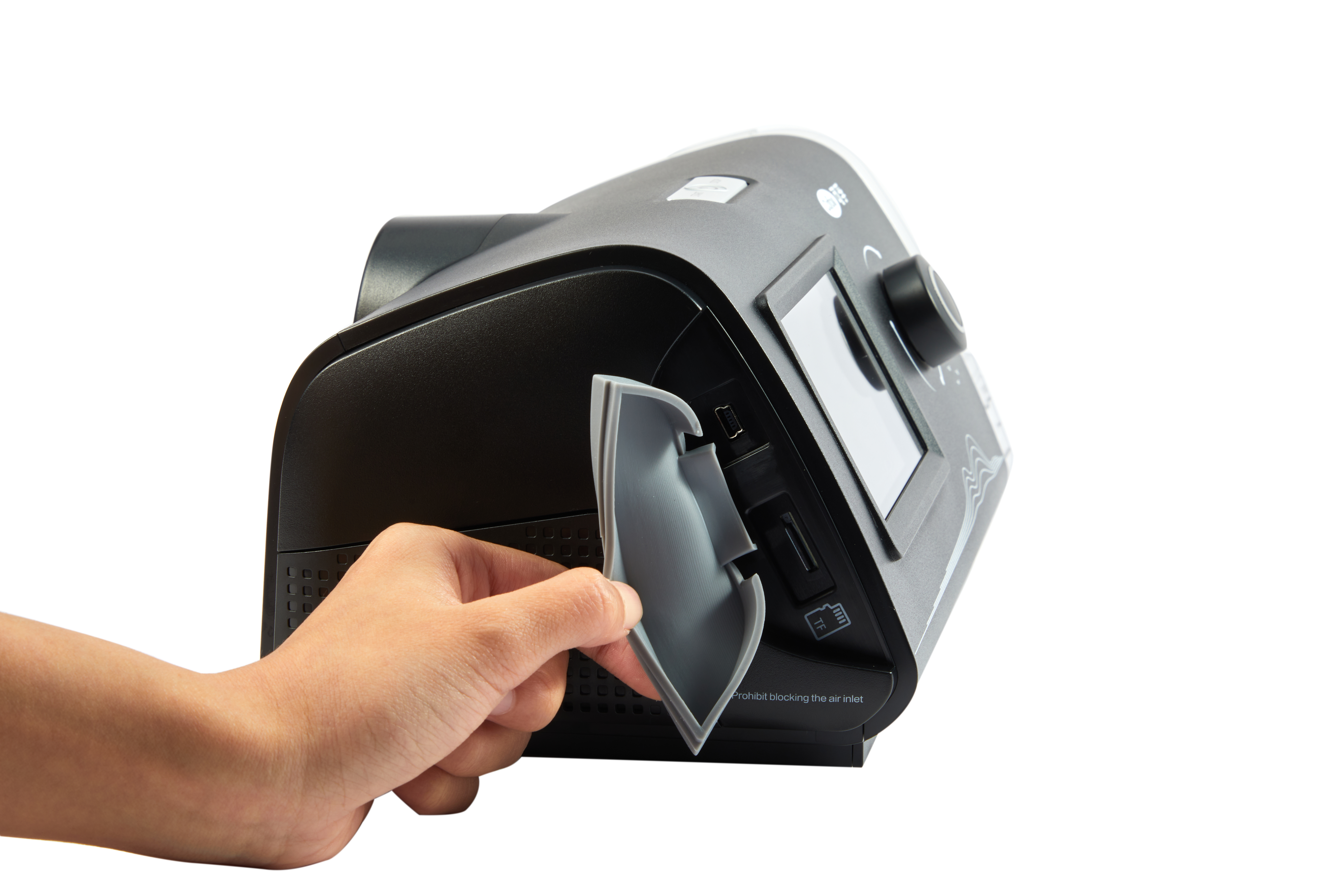 Dispositivo portátil CPAP y APAP Cofoe AR120 (Serie C9) para la apnea del sueño