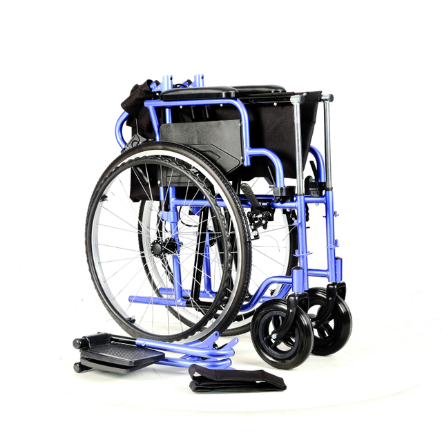 KF-SYIV-005 plegable Pendiente reposapiés Peso ligero Manual de adultos silla de ruedas 