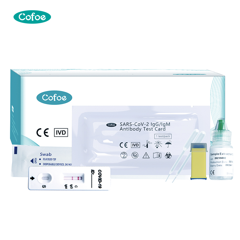 Inicio Quick Novel Coronavirus IgG/IgM Test Kit de prueba de anticuerpos con FDA aprobado