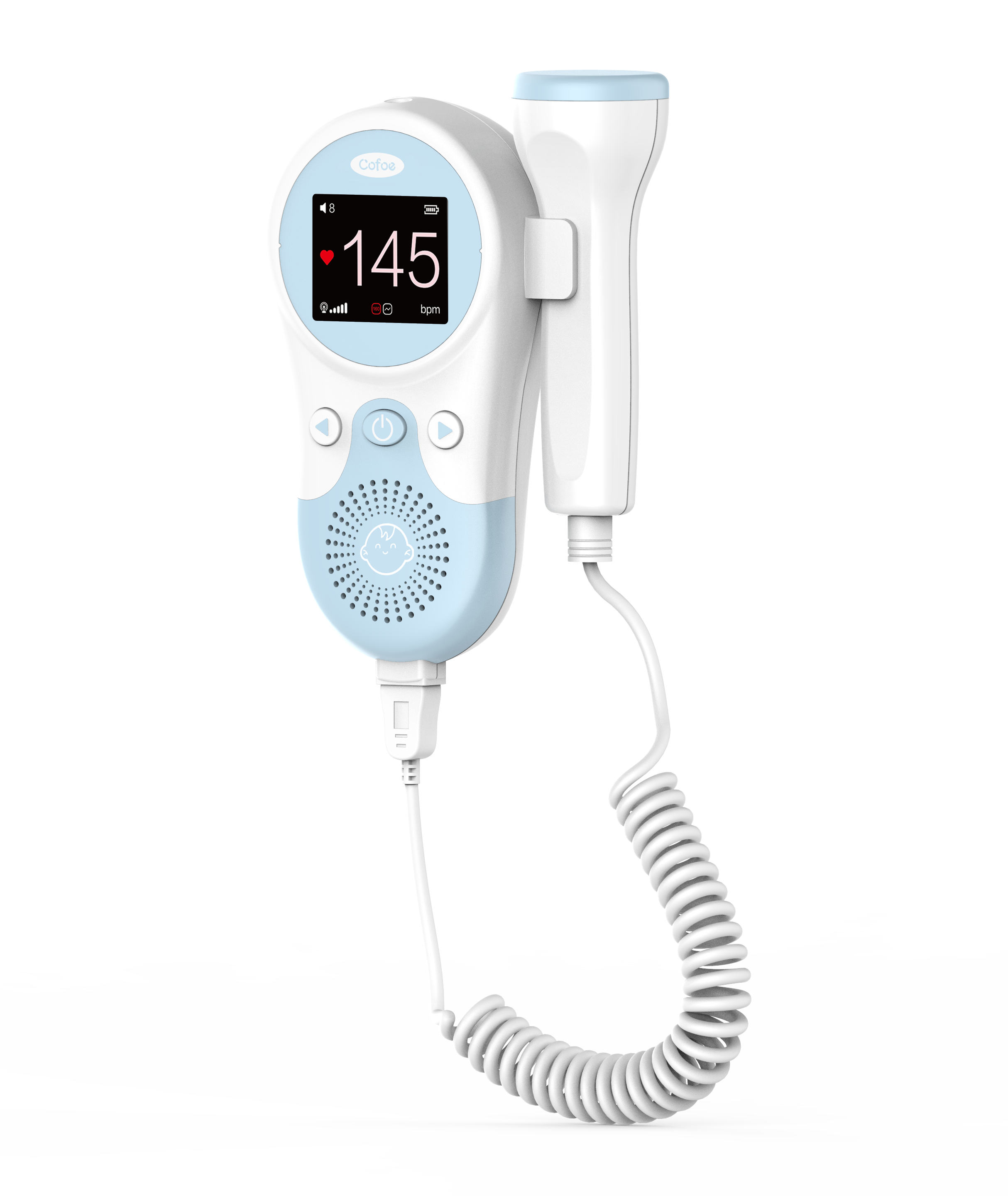 HB-1004S Handheld Doppler Fetal Ultrasonido Monitor fetal portátil