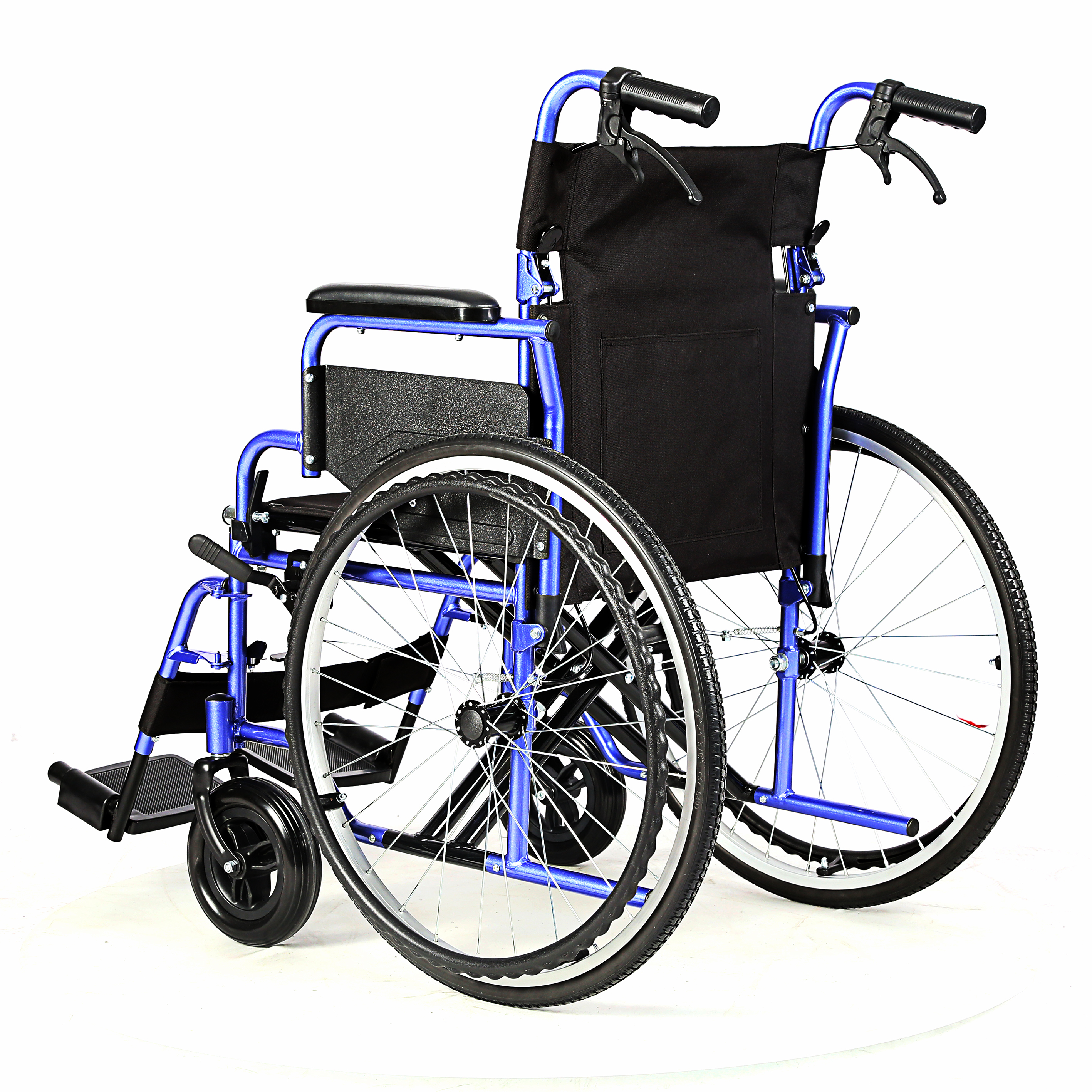 KF-SYIV-005 plegable Pendiente reposapiés Peso ligero Manual de adultos silla de ruedas 