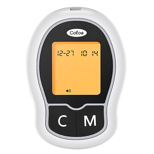 Glucómetro en sangre con máquina de control de azúcar digital KF-A04-C con tiras