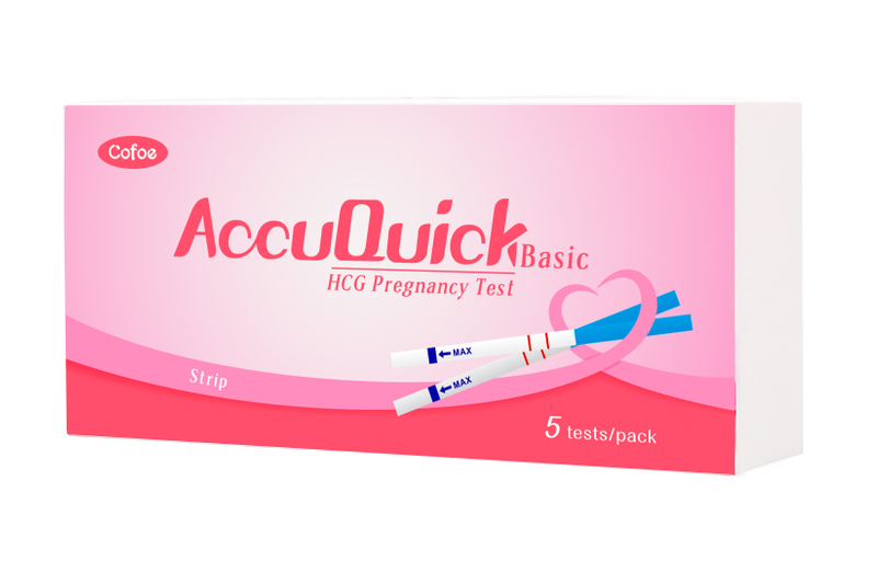 Profesional de HCG Medical Strips de prueba rápida de un paso para la prueba de embarazo femenino