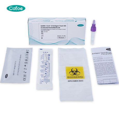 Kit de prueba de antígeno de diagnóstico rápido para el hogar COVID-19
