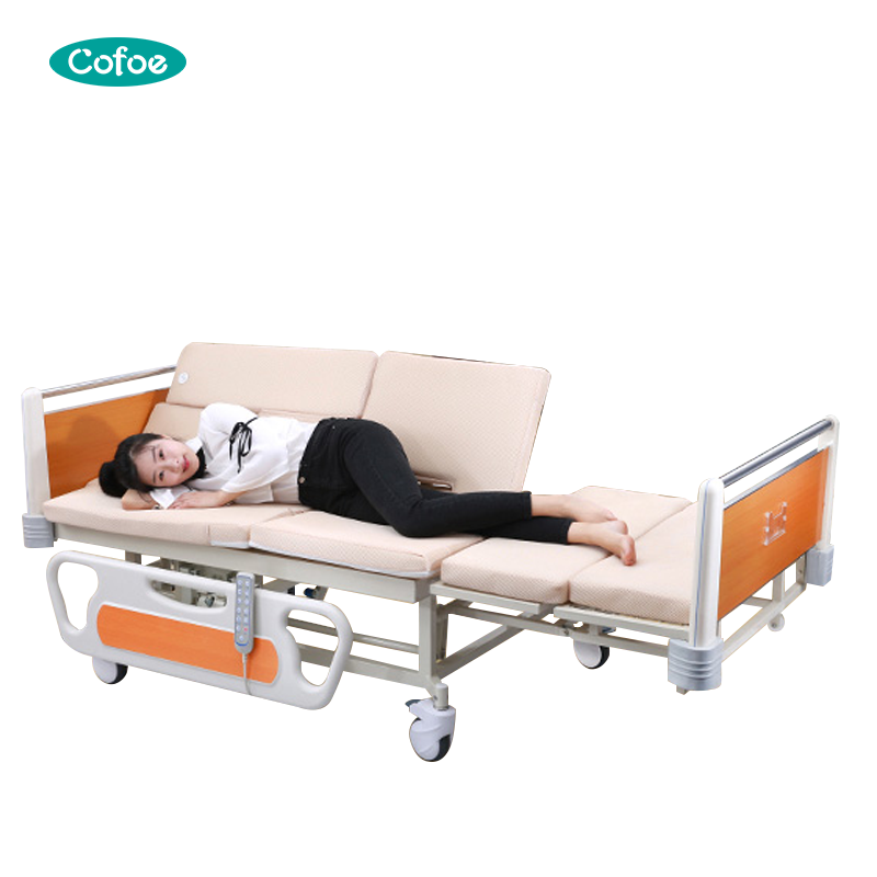 R03 Eléctrico para camas de hospital domiciliarias con barandillas laterales