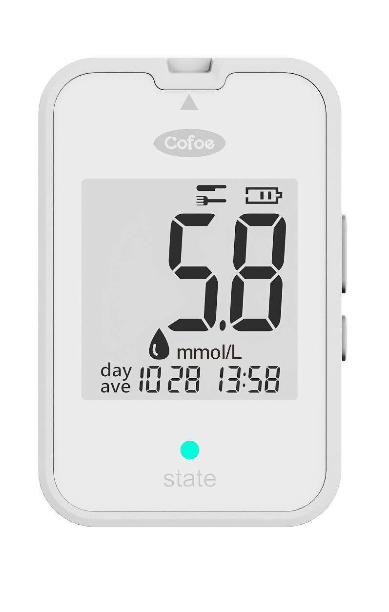 KF-A12 Dispositivo de glucómetro de monitoreo de medidor de glucosa en sangre de alta precisión de alta precisión