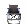 KF-SYIV-005 Silla de ruedas manual para adultos, ligera, con reposabrazos inclinado y plegable 