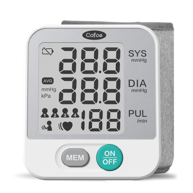 Monitor automático de presión arterial de muñeca KF-75C